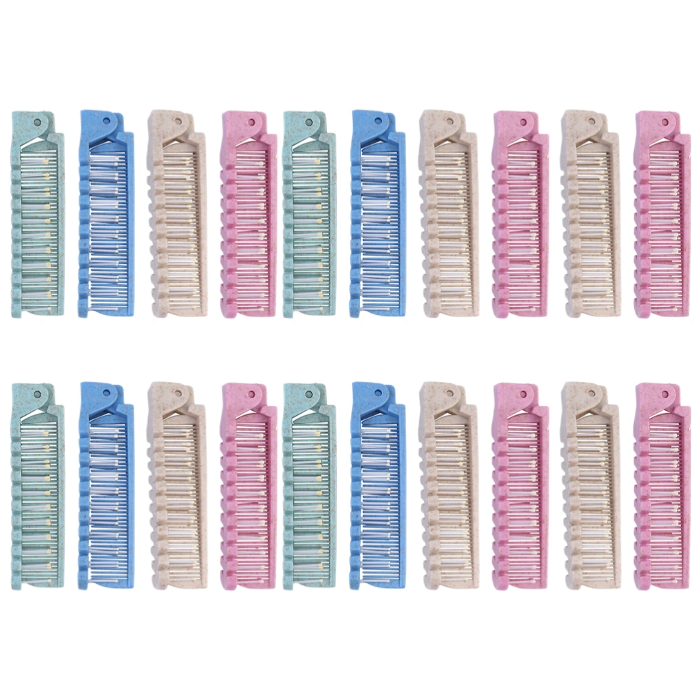 20Pcs Folding Combs Travel Folding Combs Portable Outdoor Combs Camping Folding Combs