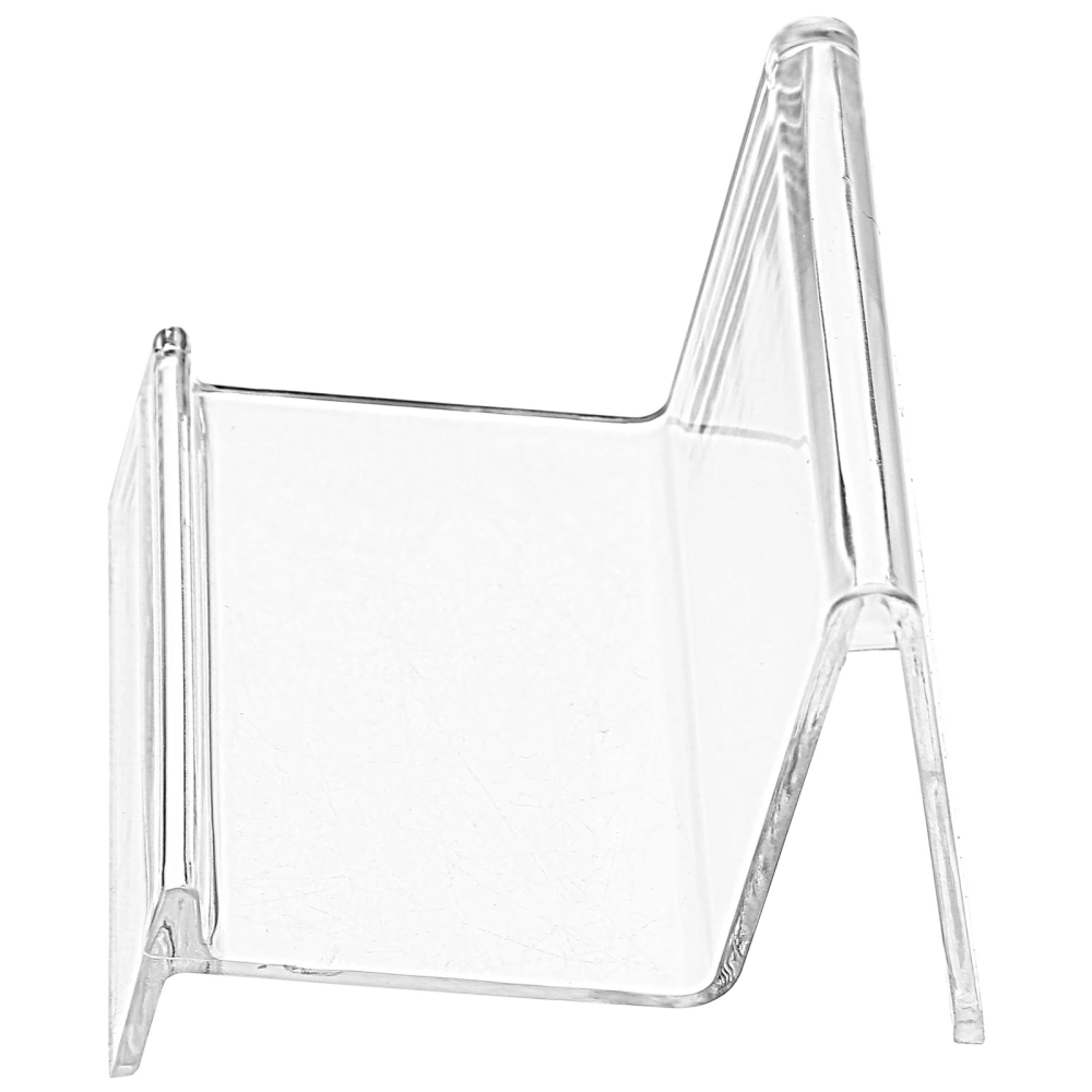 5pcs Plastic Wallet Display Stand Transparent Shop Wallet Display Racks