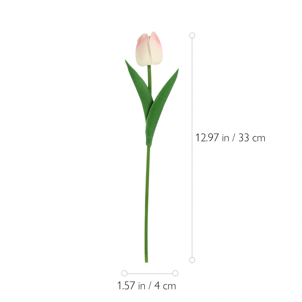 5 Pcs Fake Tulips Imitation Tulip Props Faux Flowers Artificial Tulip Flowers