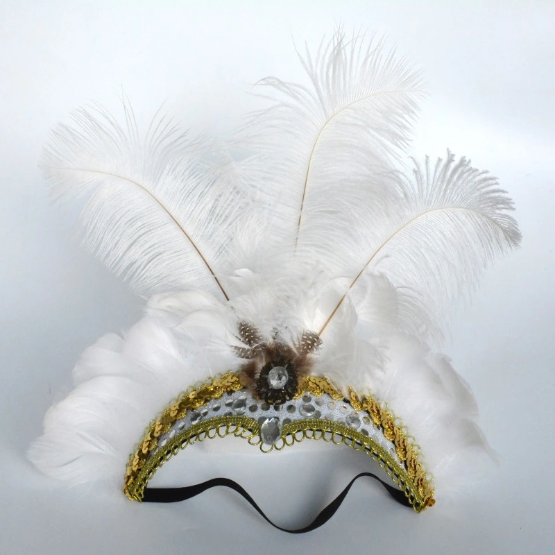 Carnival Fascinator Headpiece Decorative Headband Plumage Headband Fascinator Headband