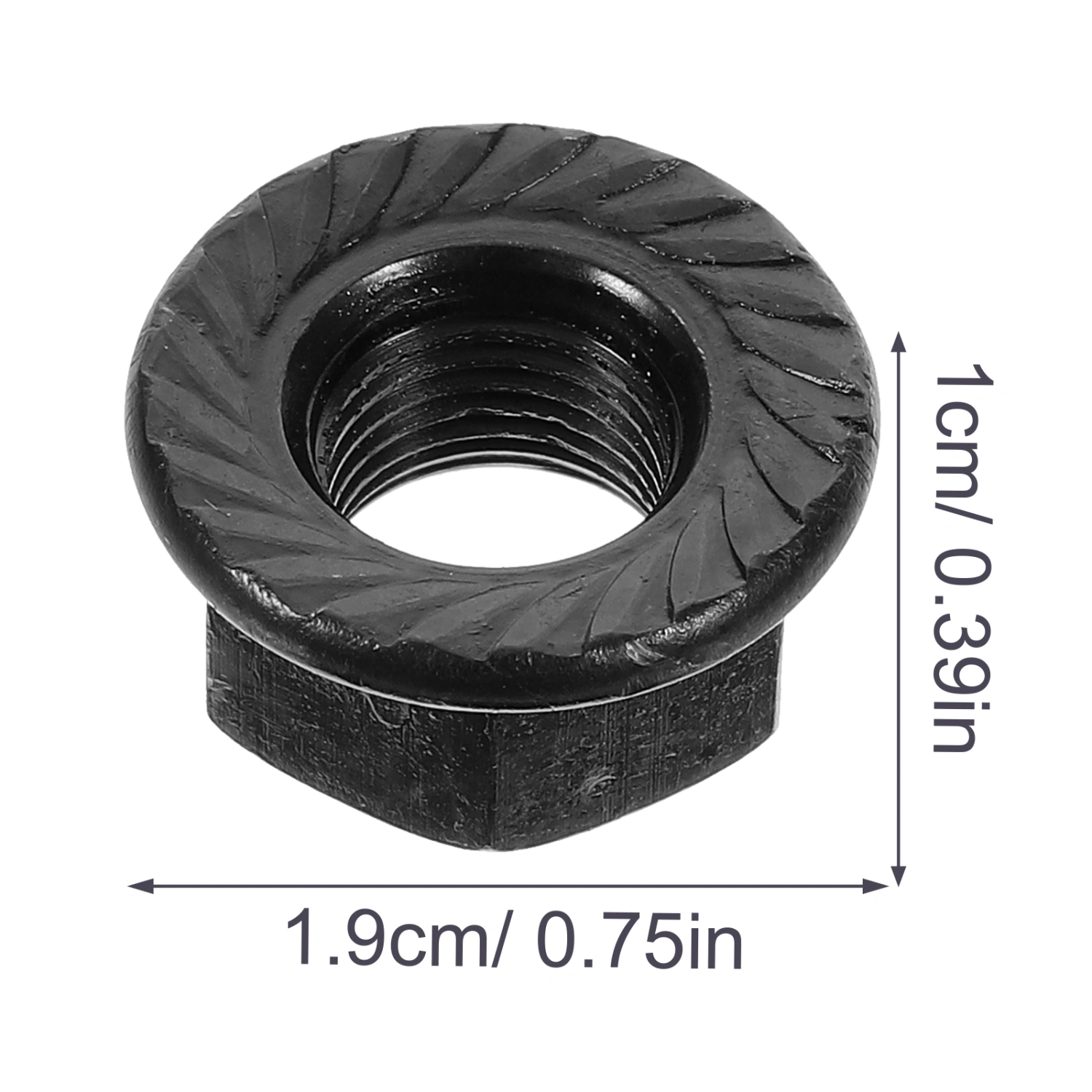 1 Set Hanger Flange Nuts Wheel Axle Nuts Safety Nuts Fixed Flange Nuts Nuts for Bike