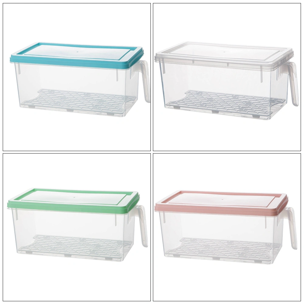 1 Pc Food Storage Container Transparent Fruit Storage Box with Lid (As Shown)