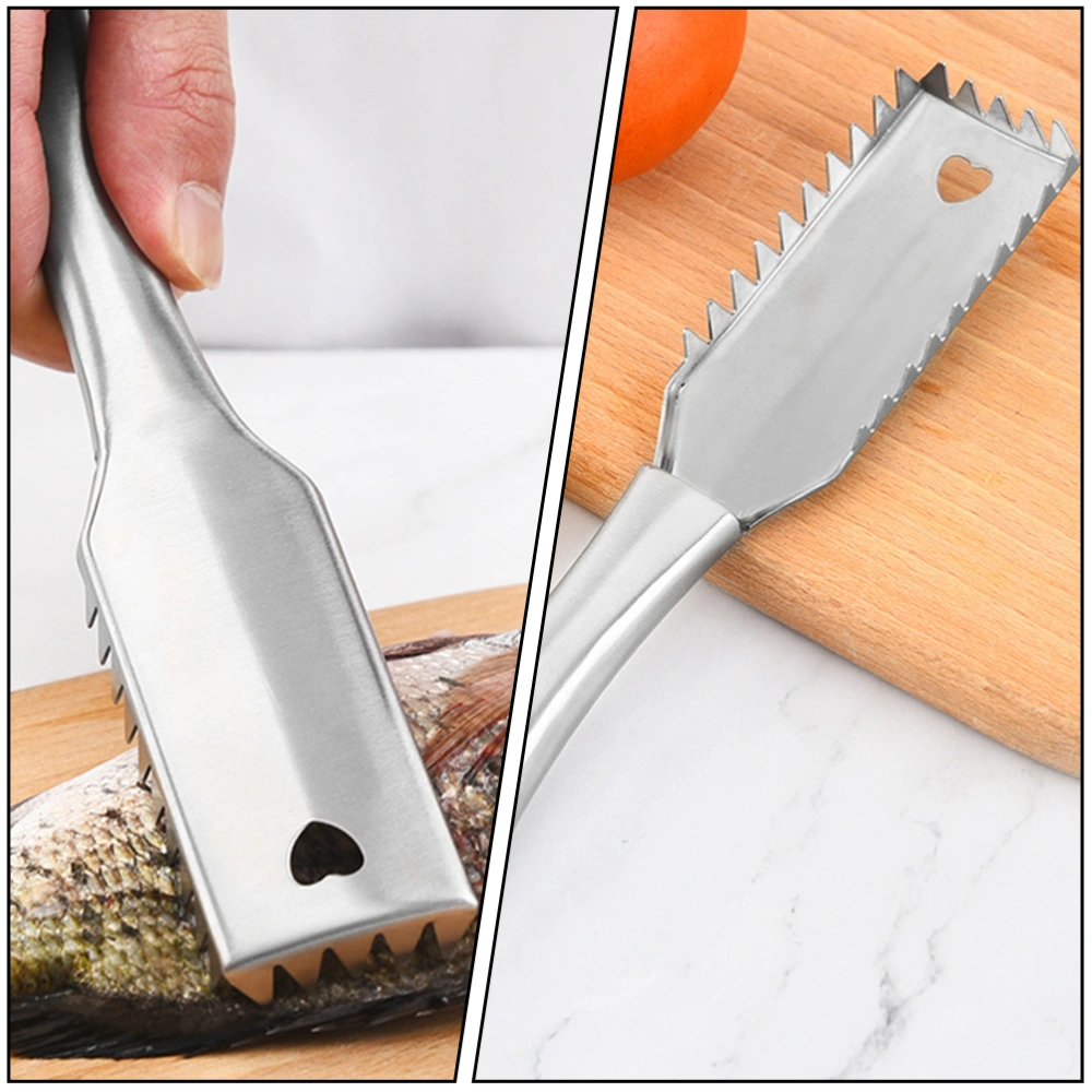 Stainless Steel Fish Scale Remover Practical Fish Scale Scraper Fish Cleaning Tool