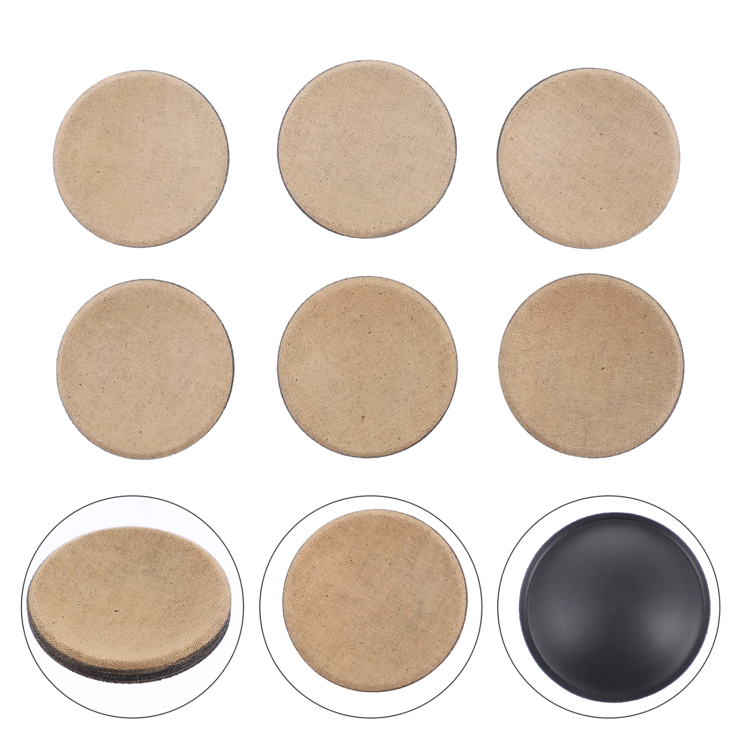 6PCS Matte Speaker Dust Caps Replacement Subwoofer Dome Subwoofer Coil Dust Caps