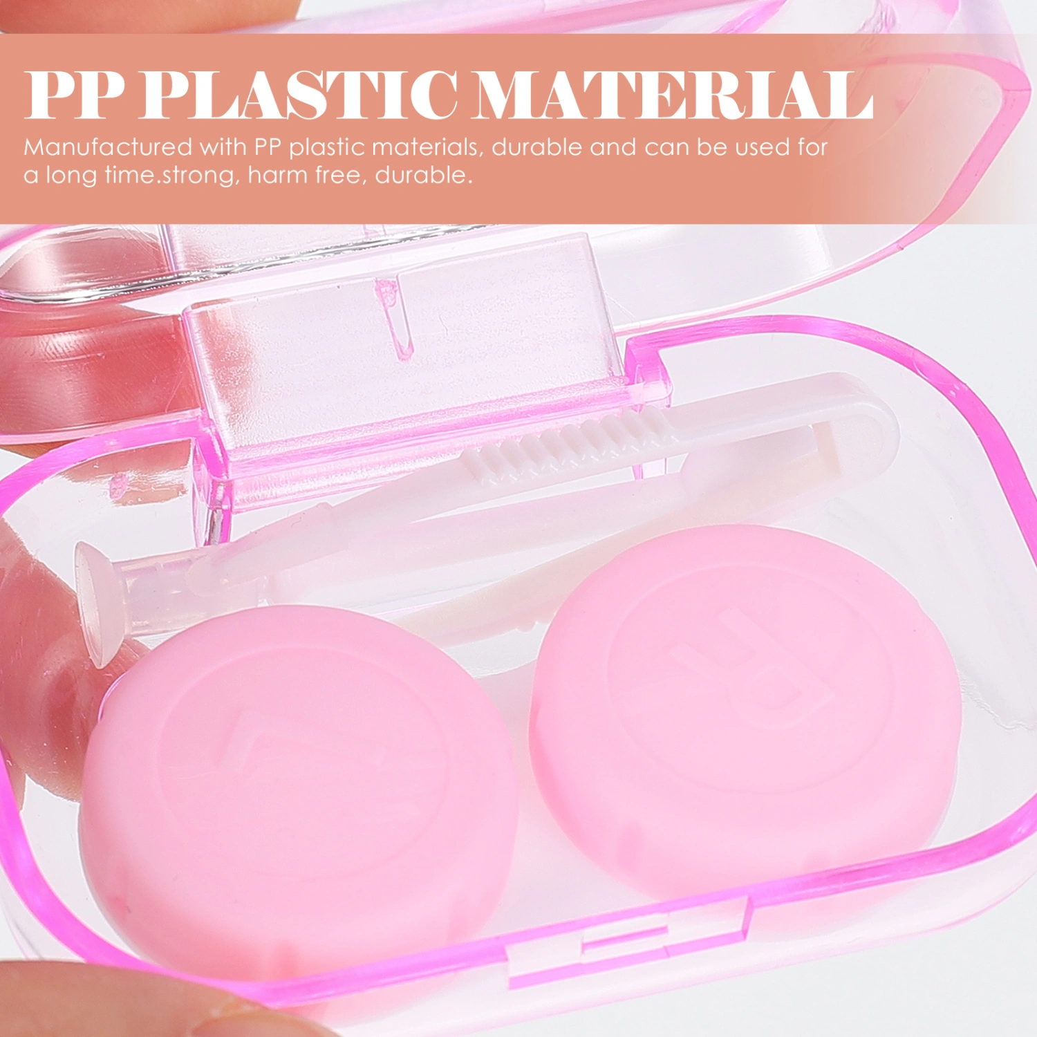 4 Boxes of Contacts Lens Cartoon Boxes Contact-Lens Cases (Mixed Style)