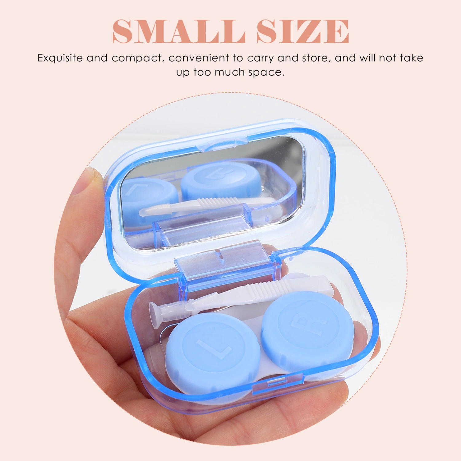4 Boxes of Contacts Lens Cartoon Boxes Contact-Lens Cases (Mixed Style)