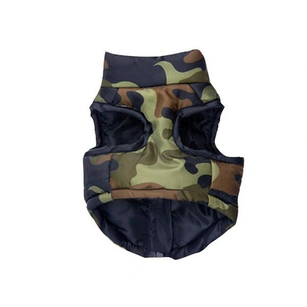 Pet Dog Puppy Cotton-padded Vest Clothing Sleeveless Coat - Size XS (Camouflage)