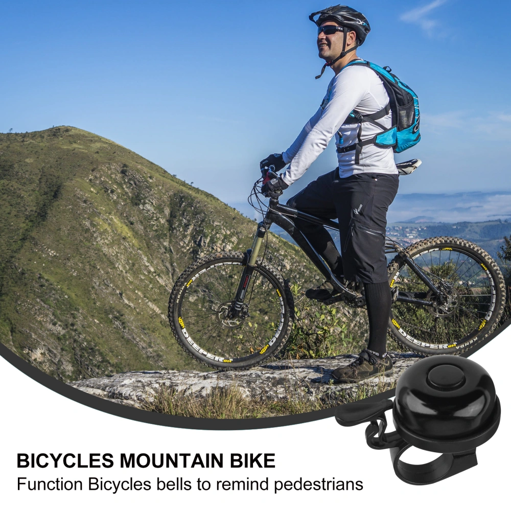 2pcs Mountain Bike Bell Bike Ring Bell Riding Accessories Bell for Mountain Bike