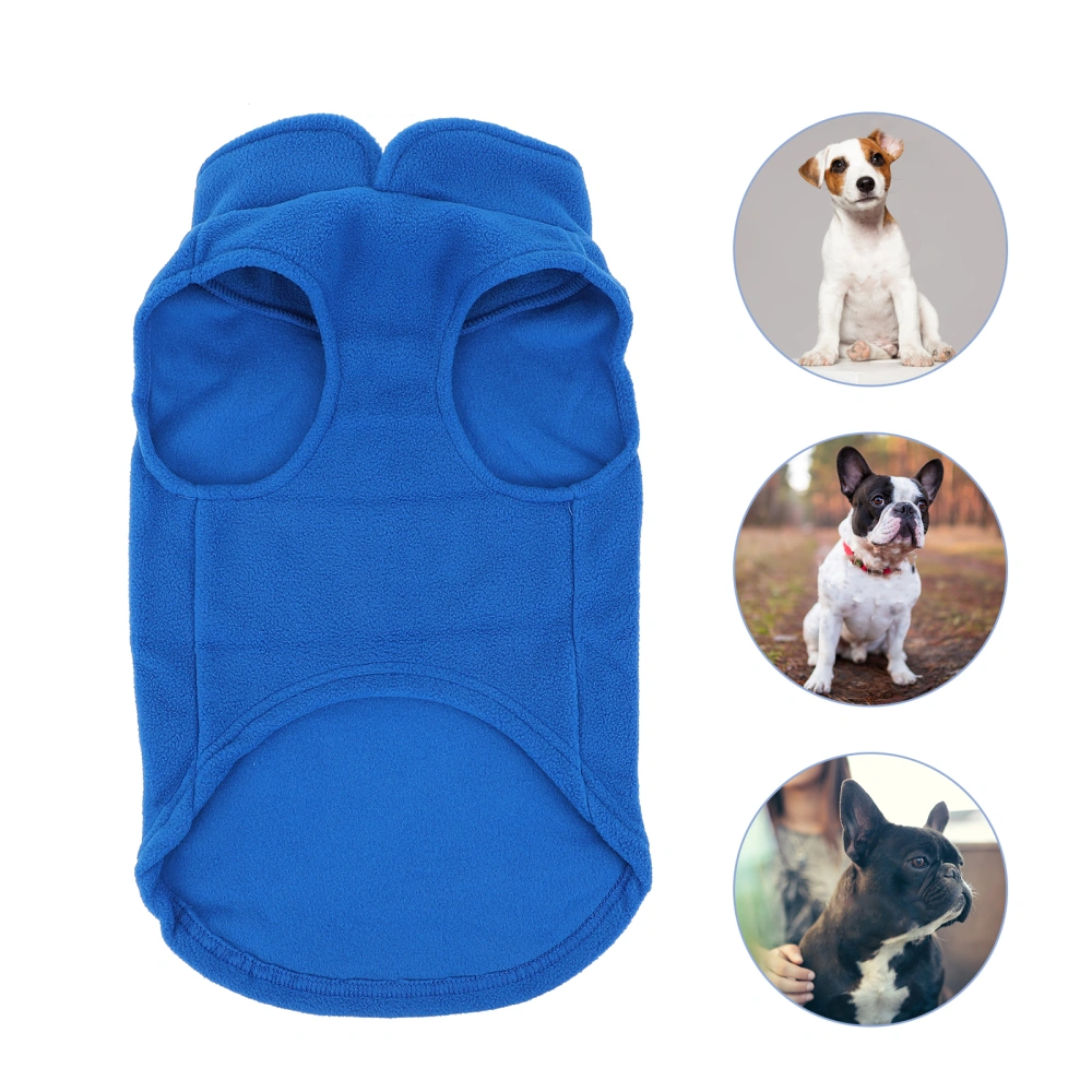 1Pc Classic Winter Dog Vest Puppy Solid Color Pet Clothes Dog Pullover Clothing