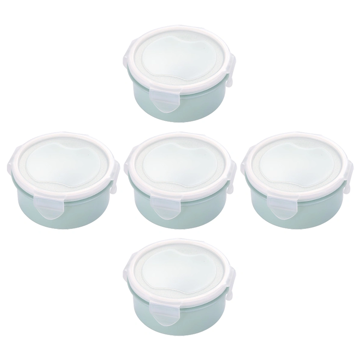 5pcs Food Storage Containers with Lids Lunch Boxes Fridge Food Containers