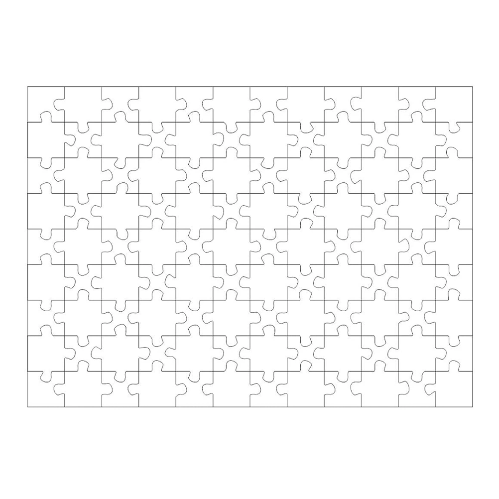 108Pcs Clear Jigsaw Puzzle Educational Game Toy for Children Kids Early Learning