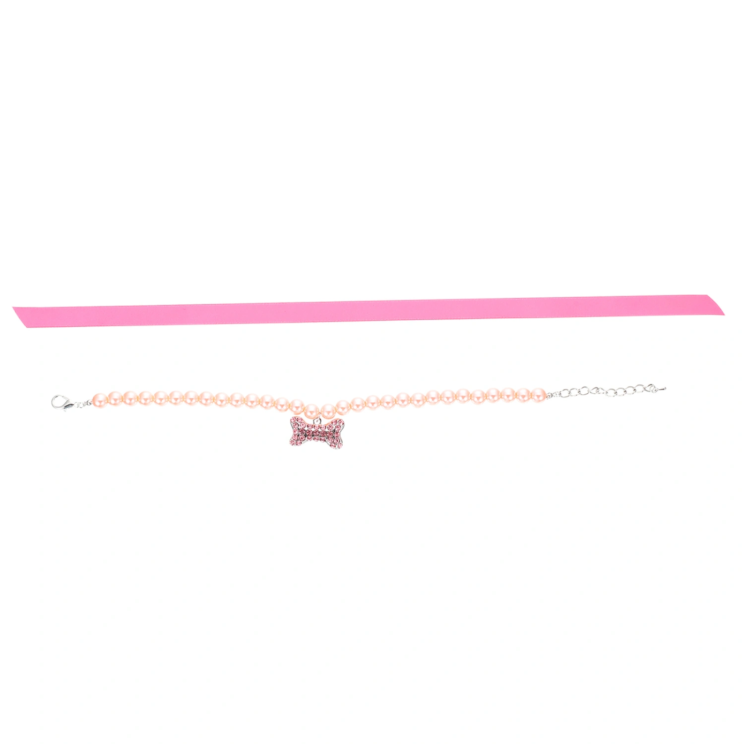 Pet Pearl Necklace Cat Dog Collar Decorative Dog Pearl Necklace Small and Medium Dog Collar