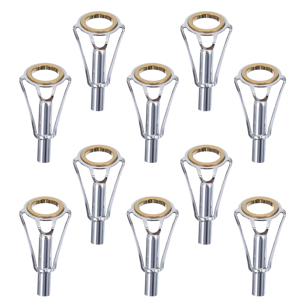 10Pcs Fishing Rod Guide Ring Stainless Steel Guide Rings Fishing Guide Holes