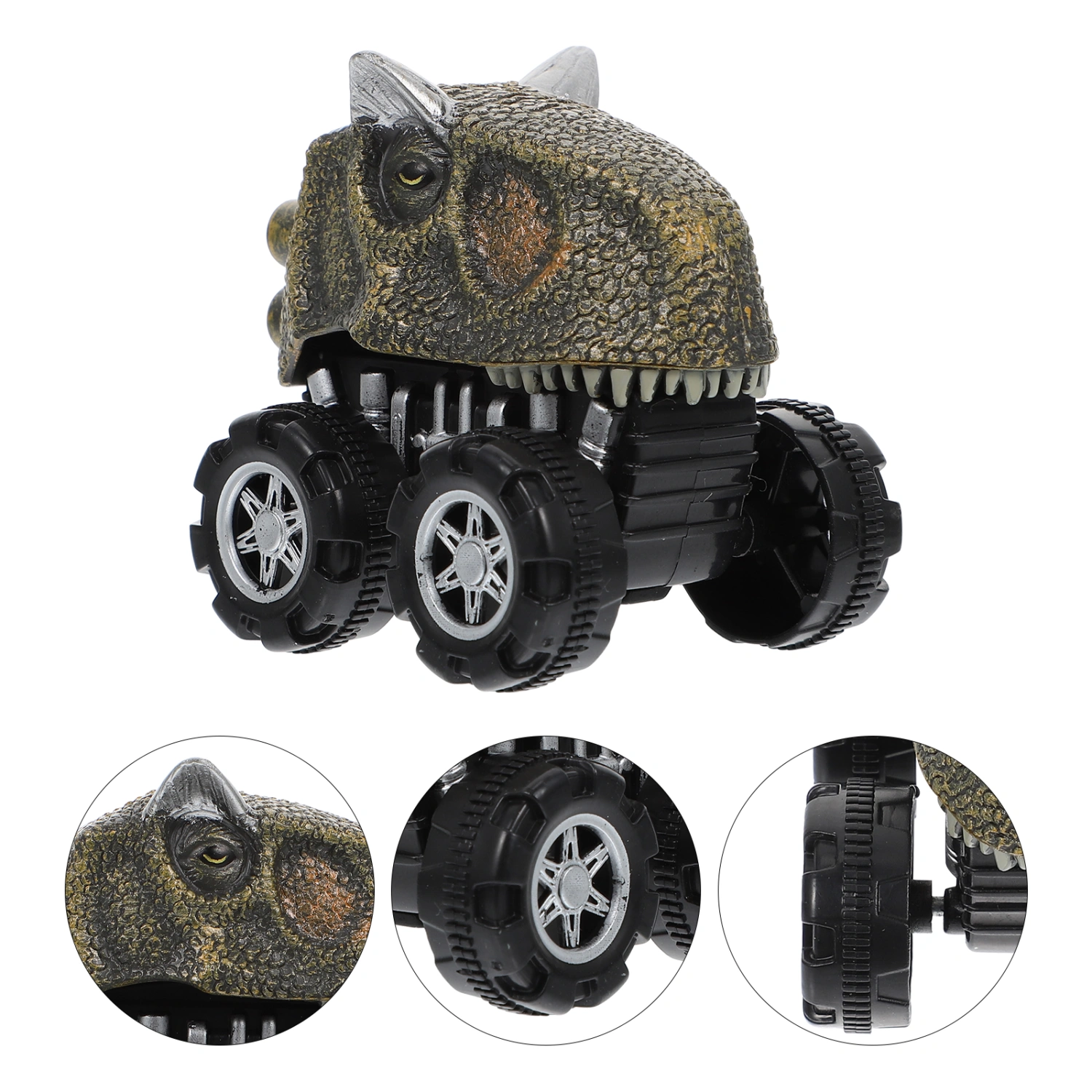 1Pc Adorable Dinosaur Inertia Pull-back Vehicle Kids Toys Kids Educational Toy