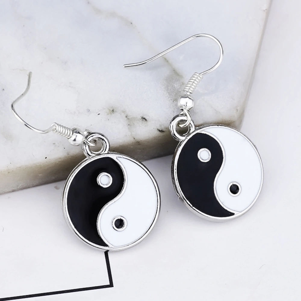 9pcs Tai Chi Yin Yang Charms Necklace Earrings Pendant Charms Jewelry Making Charms