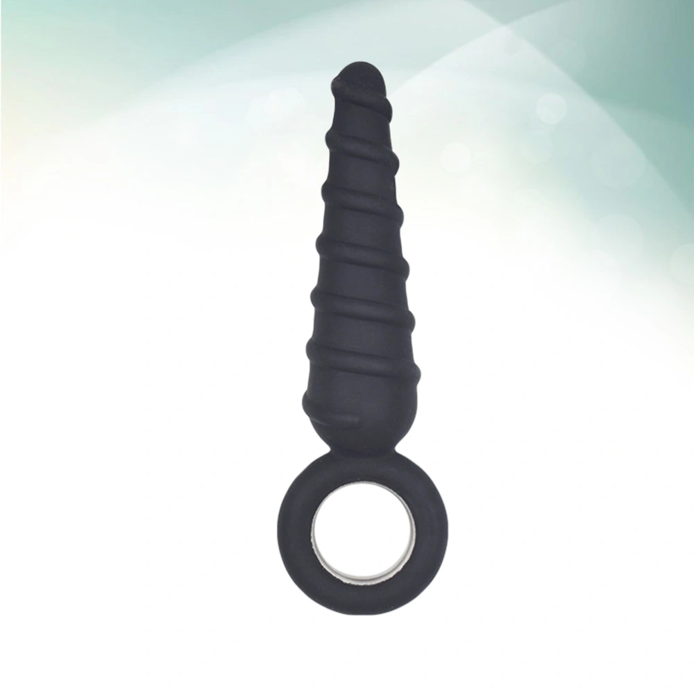 Butt Plug Anal Plug for Anal Sex Screw Thread Silicone Anal Trainer Toy Anal Beads Prostate Massager for Men Women