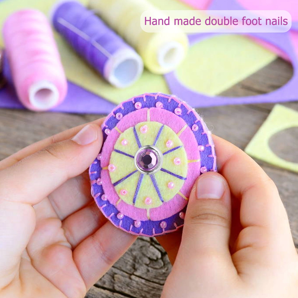 50Pcs Decorative Brads Scrapbooking Brads Handmade Nail Adorable DIY Brads DIY Accessories Assorted Color
