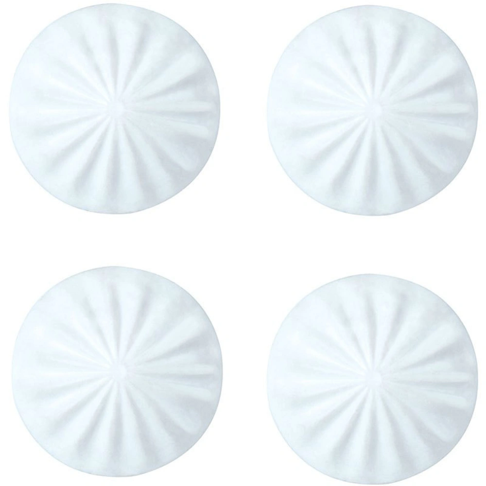 10pcs After Wall Thickening Mute Door Rubber The Handle Door Lock Protective Anti-collision Pad Protection Wall Sticks (White)