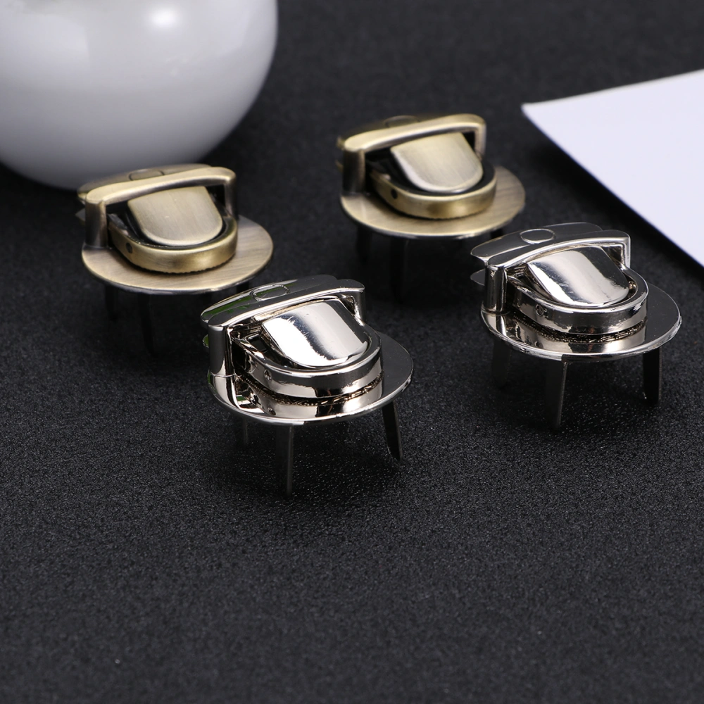 20PCS Metal Tuck Lock Push Lock Closure Catch Clasp Buckle Fasteners for DIY Leather Craft Bag Case Handbag Purse Briefcase