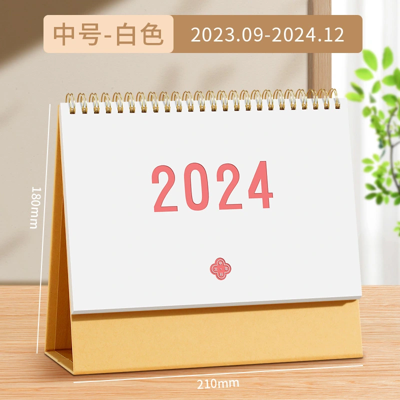 Household Desk Calendar Decorative Desk Calendar Delicate Standing Desk Calendar