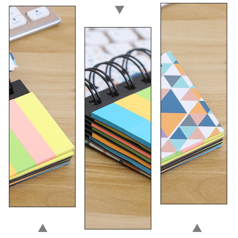 2Pcs Sticky Memo Pads Office Memo Notes Portable Indexing Stickers Memo Pads