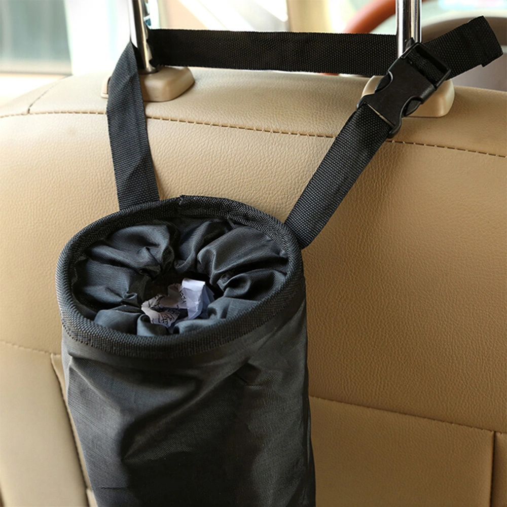 3pcs Car Vehicle Back Seat Headrest Litter Trash Garbage Bag Auto Seat Back Litter Bag Car Organizer