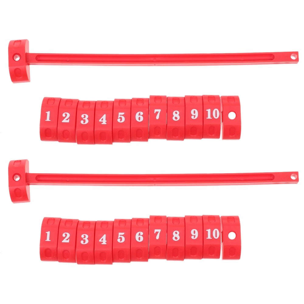 2pcs Versatile Score Keepers Game Score Indicator Soccer Scorekeepers Game Supply