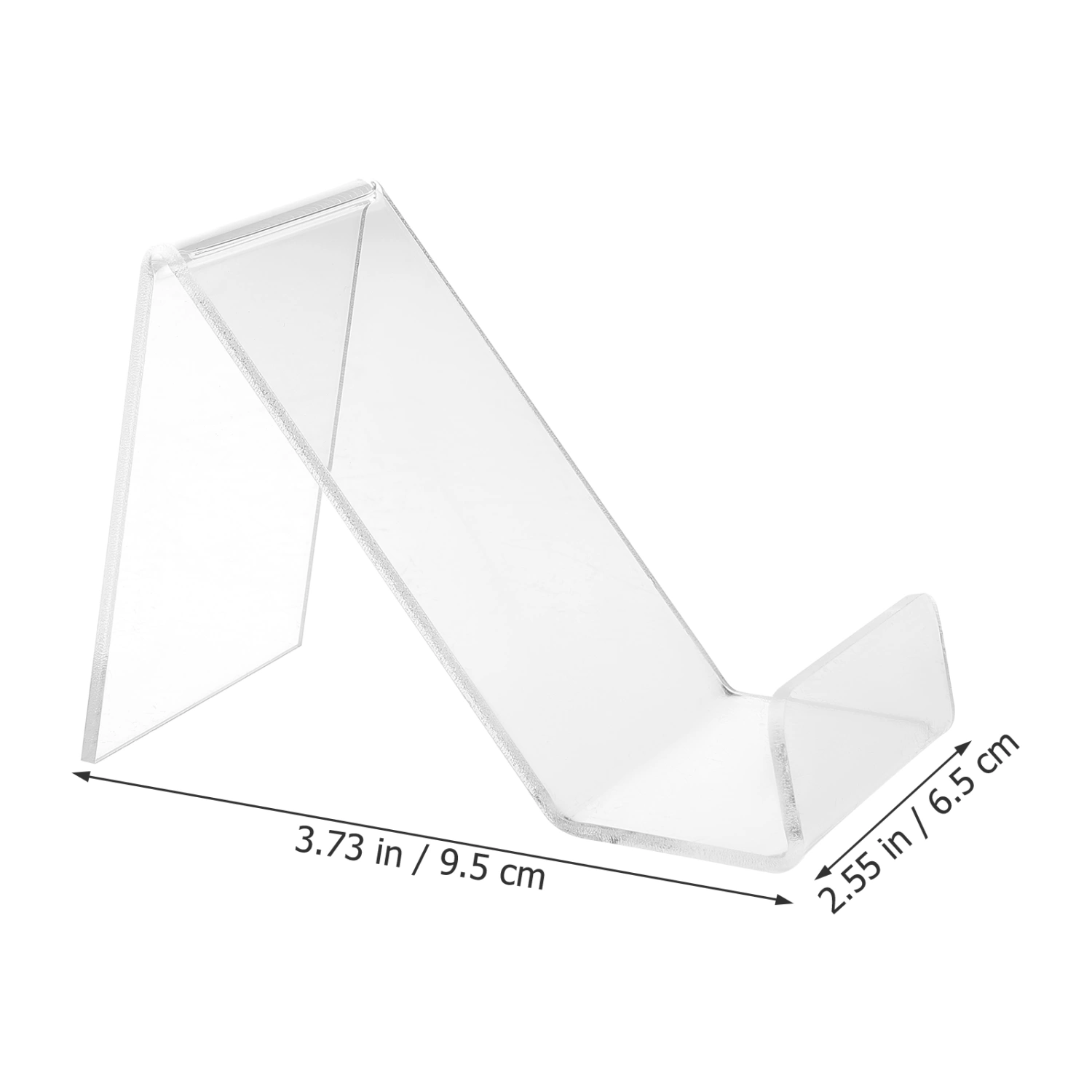 4pcs Acrylic Cell Phone Stand Transparent Phone Holder Phone Stand Display Stand