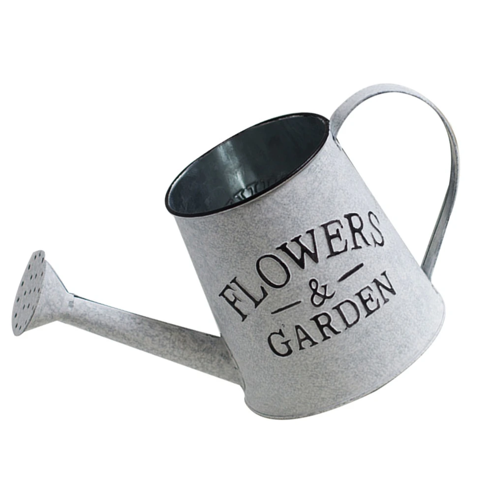 Balcony Flower Vase Iron Restaurant Flower Bucket Can Flower Pot Home Coffee Shop Ornament