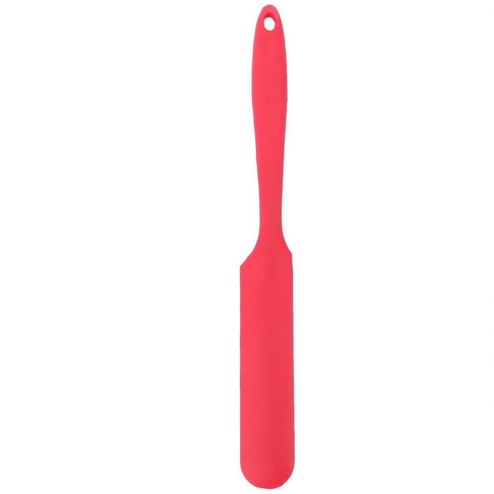 Long Handle Silicone Spatula Cake Cream Mixer Baking Dough Scrapers Confectionery Tools Kitchen Accessories (Red)