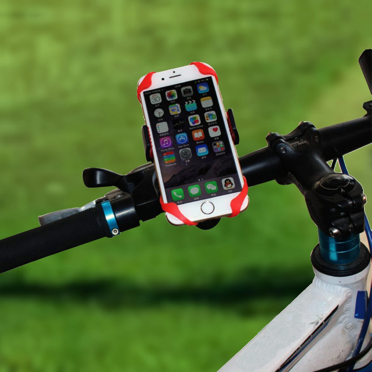 Universal Motorcycle Mountain Bike Mount Holder Handlebar Phone Support for Cell Phone GPS
