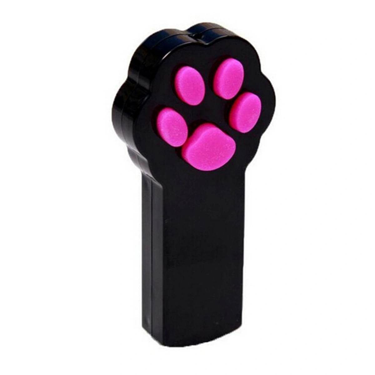 Cat Toy Catch Interactive LED Light Beam Pointer Pet Toy Exercise Scratch Training Tool (Black)