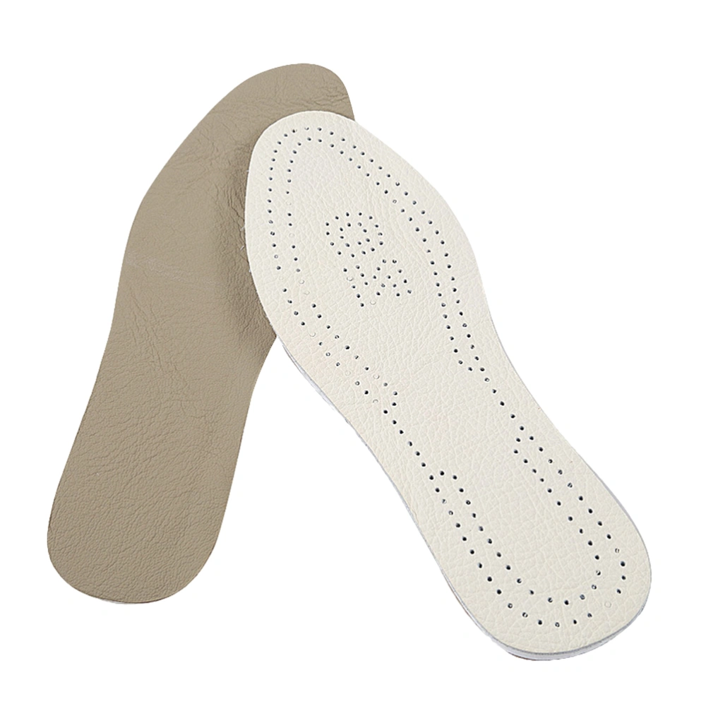 1 Pair Shaped Correcting Insoles Anti Skid Cushioning Insoles Absorbing Insoles Size 41-42