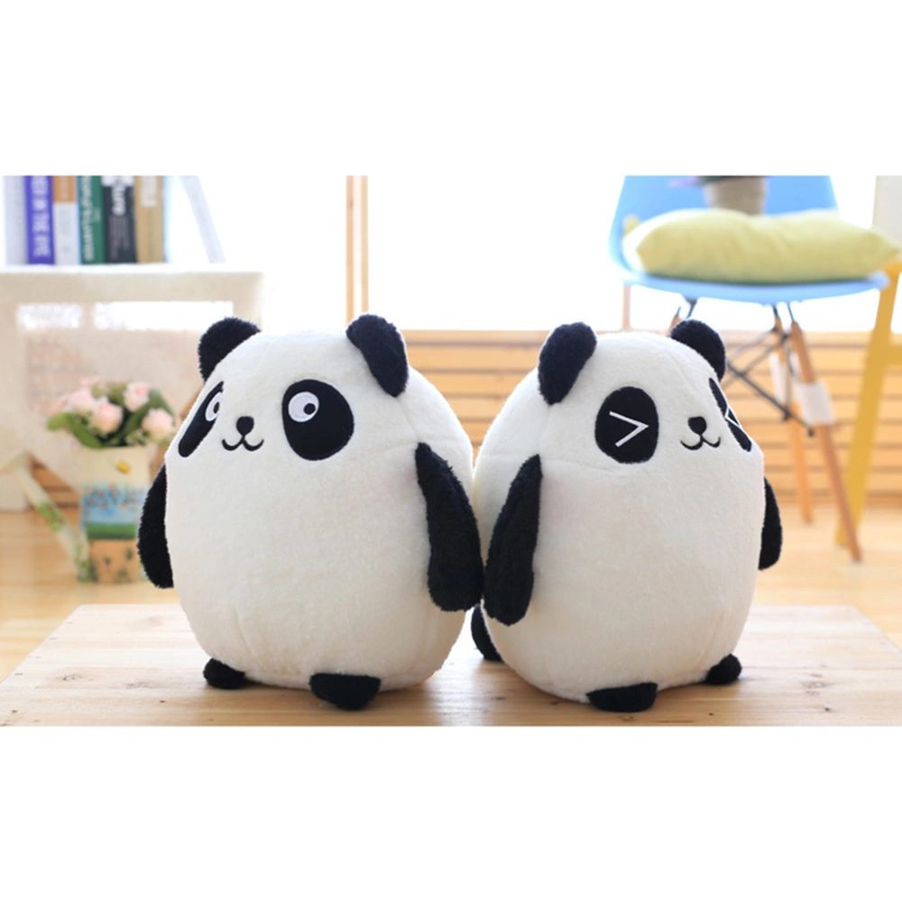 30cm Lovely Panda Plush Toy Stuffed Animal Doll Christmas Birthday Gift for Kids Girls (Triangle Eyes)