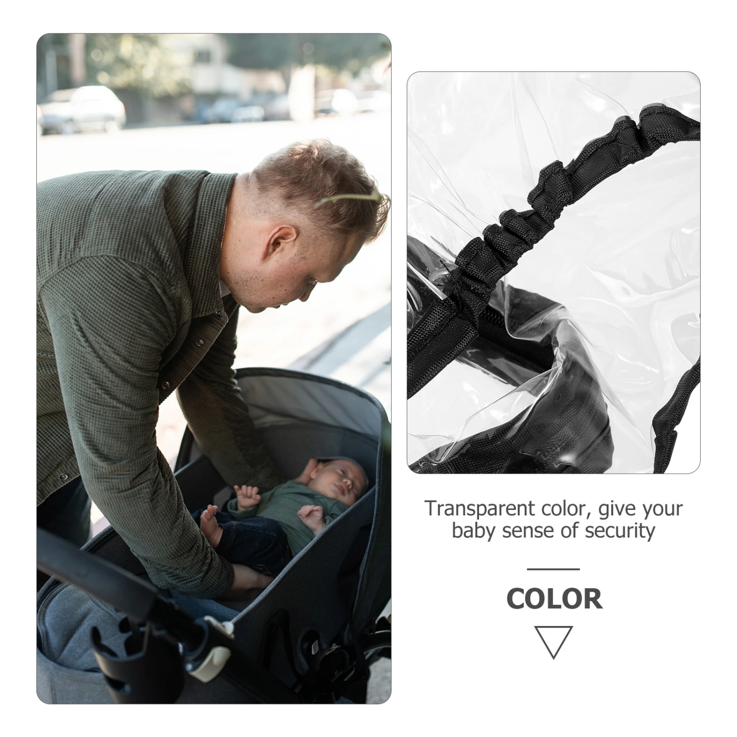 Car Seat Rain Cover Universal Car Seat Cover Baby Car Seats Protective Cover for Travel