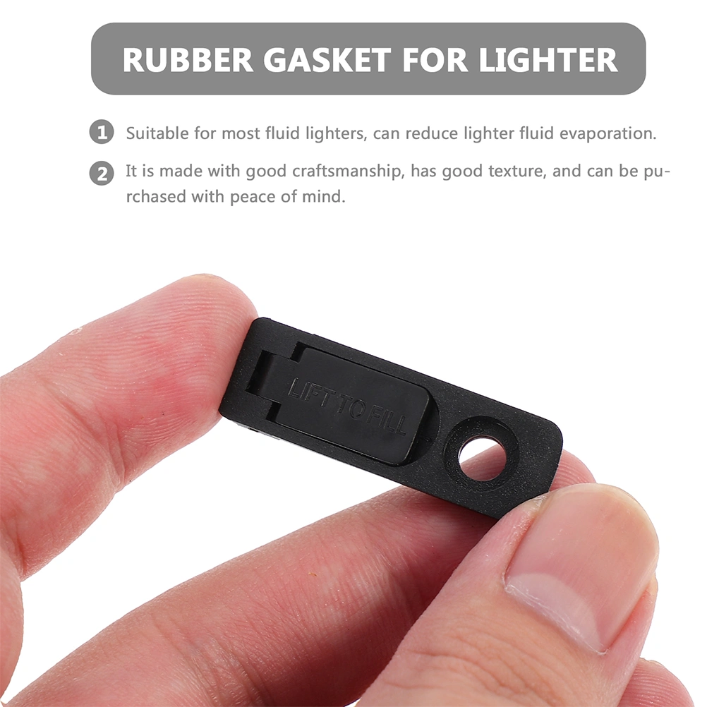 20Pcs Lighter Rubber Gasket Useful Lighter Bottom Pad for Most Fluid Lighter