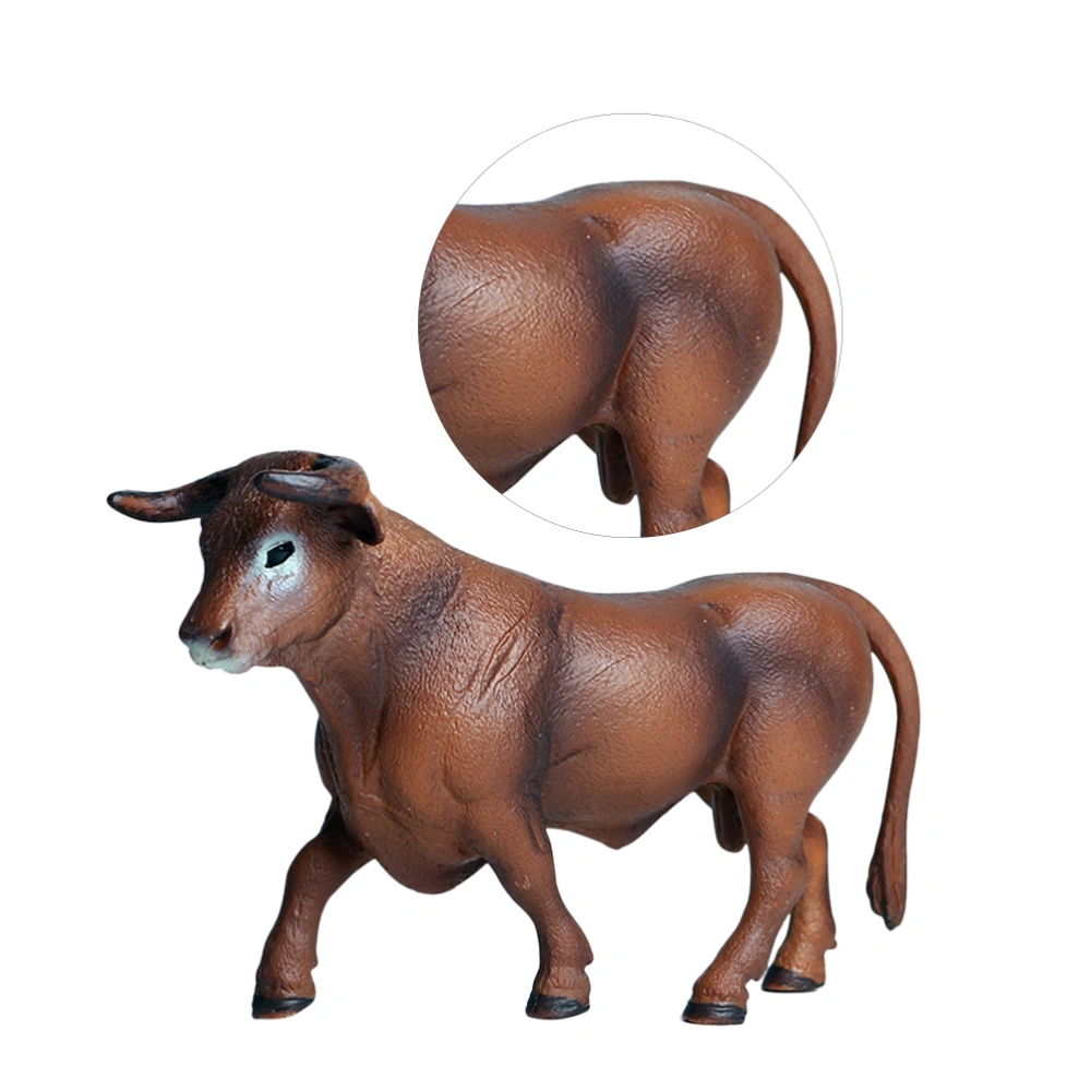 Simulation Wild Ox Model Simulation Wildlife Model Wild Ox Desktop Adornment Imitation Wild Ox Ornament