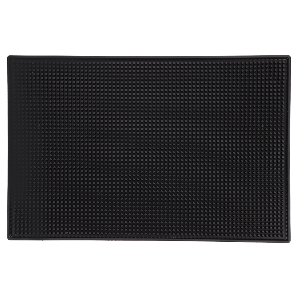 PVC Anti-skid Bar Mat Practical Bar Service Spill Mats Black Bar-counter Pad