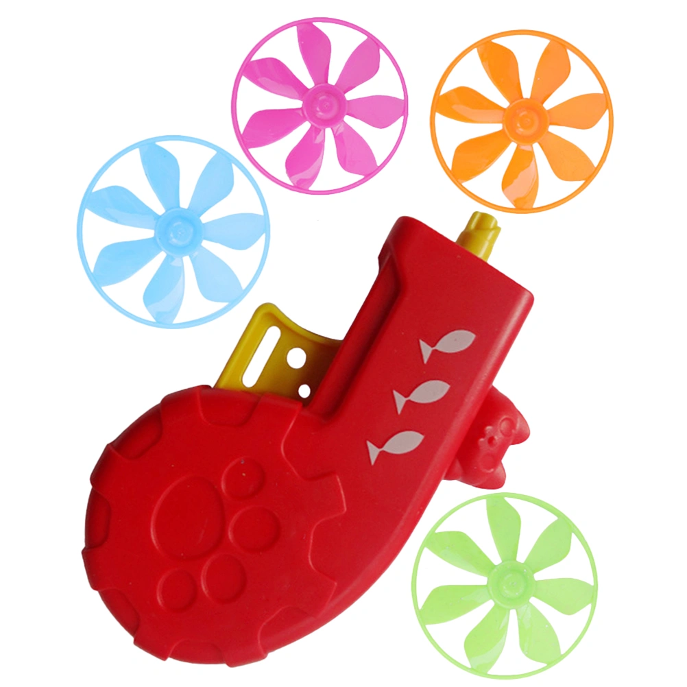 1Pc Flying Disc Saucer Launcher Cat Fetch Toy Chasing Game Toy Interplay Exercising Toy