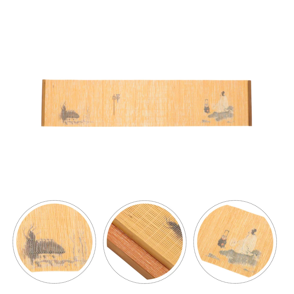 Decorative Desktop Placemat Cup Placing Mat Bamboo Placemat Desktop Mat