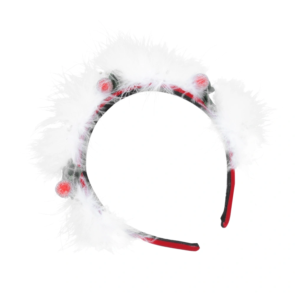 1Pc Christmas Hair Flower Design Hair Band Feather Hair Accessories