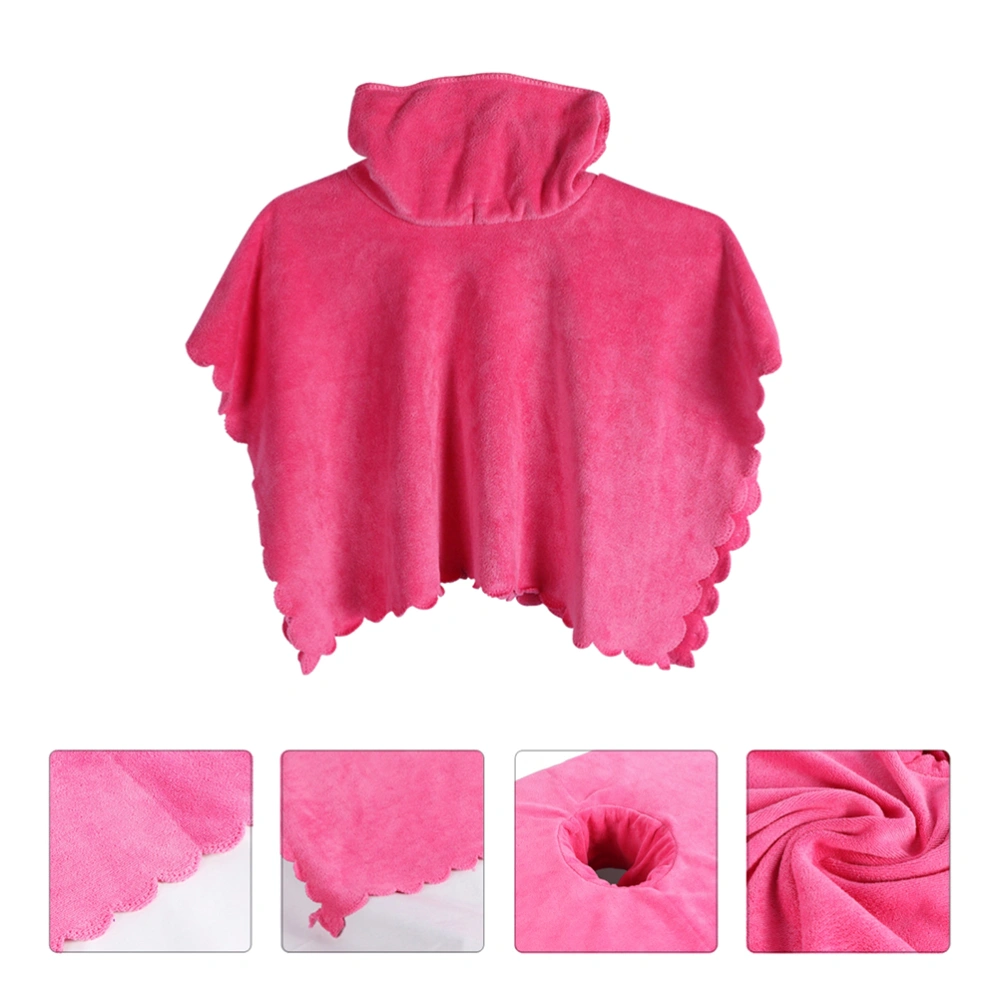 Massage Treatment Bed Cover Sheet Beauty Bedsheet Coral Fleece Sheet with Hole