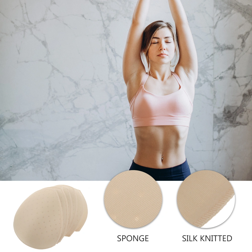 3 Pairs Bra Pads Bra Pad Inserts Bra Sponge Pads Sports Yoga Bra Inserts