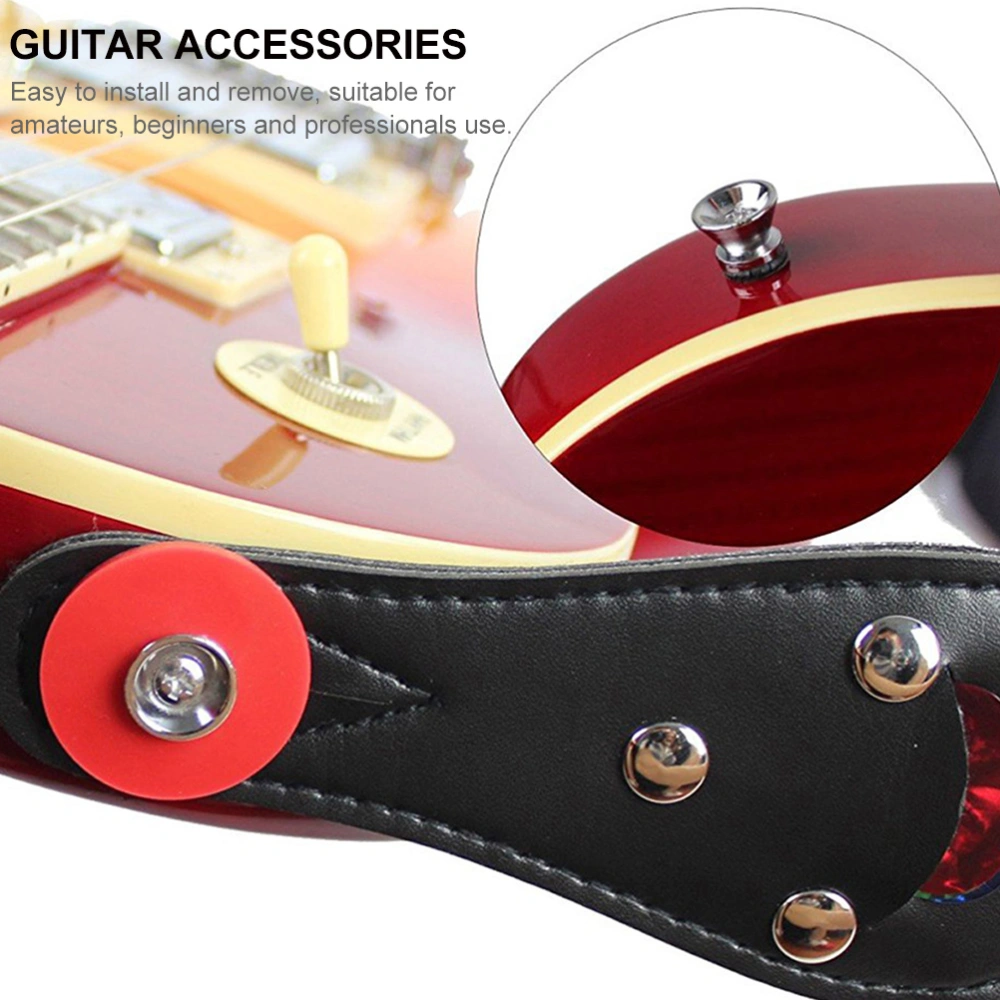 12Pcs Guitar Strap Locks Guitar Savers Guitar Accessories (Random Color)