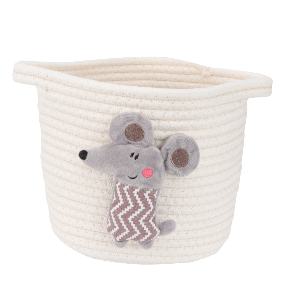 Woven Storage Basket Cartoon Storage Bucket Storage Container Home Decor