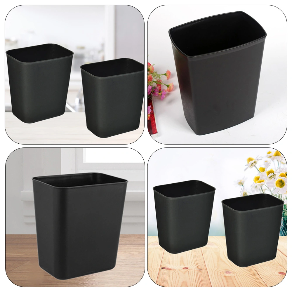 Household Trash Can Large Capacity Garbage Can Plastic Kitchen Trash Container