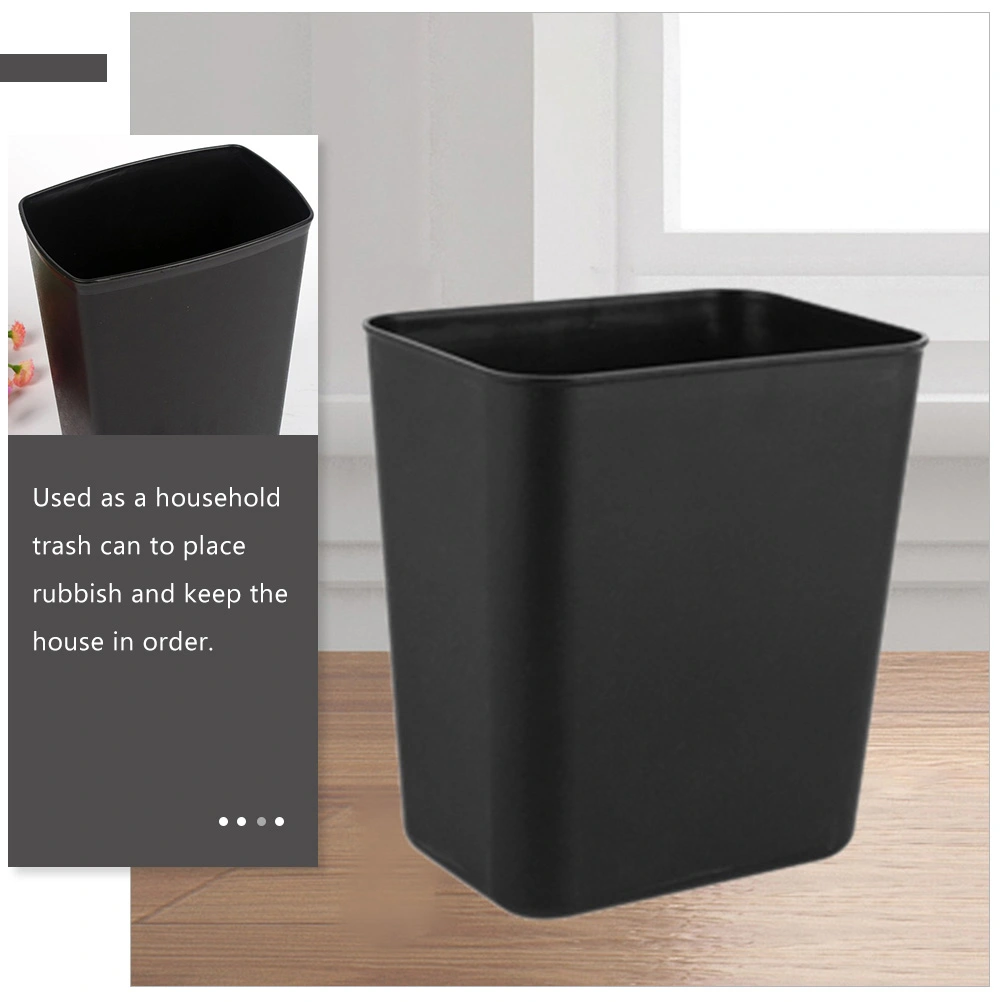 Household Trash Can Large Capacity Garbage Can Plastic Kitchen Trash Container