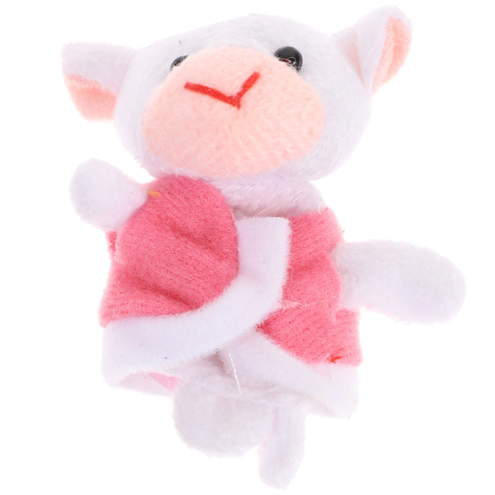 Finger Toys Lamb Wolf Story Toy Funny Small Plush Finger Toys for Girl Boy