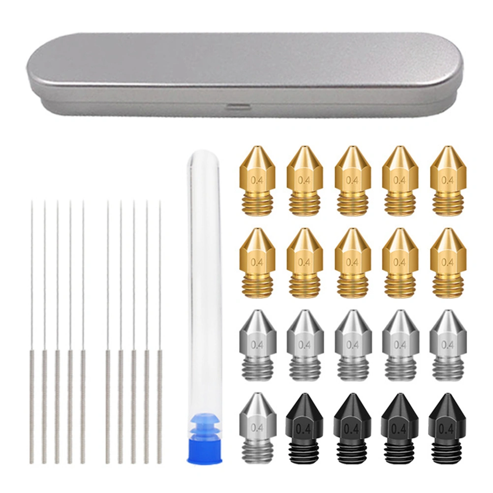 1 Set Printer Cleaning Accessories Nozzles Printer Cleaning Needles Storage Tube