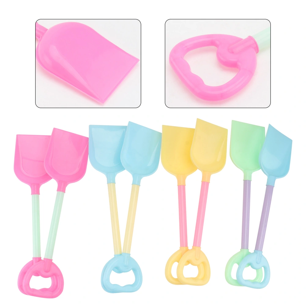 8PCS Funny Sand Beach Shovel Toy Child Play House Sand Beach Shovel Random Style